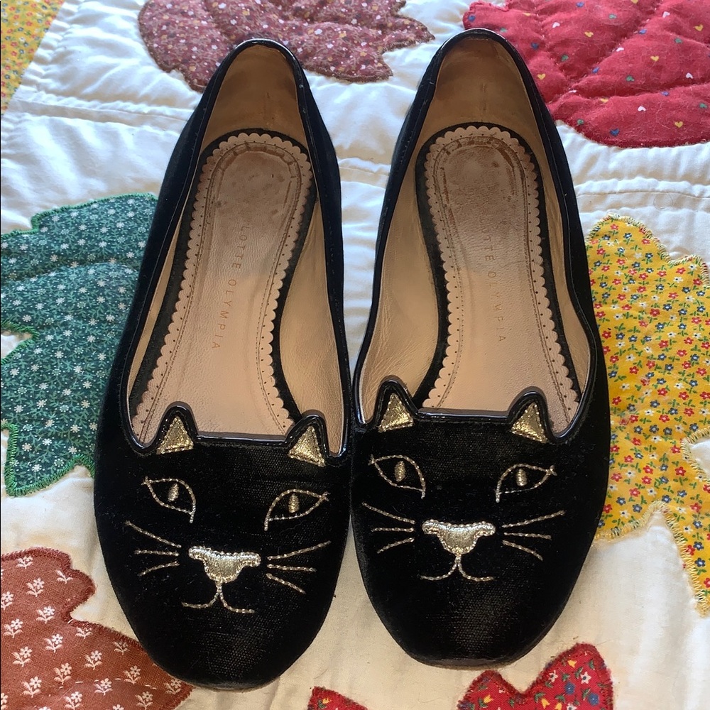 Charlotte Olympia Kitty Flats-  37 Women's size 7 - ASO Taylor Swift - Picture 3 of 6
